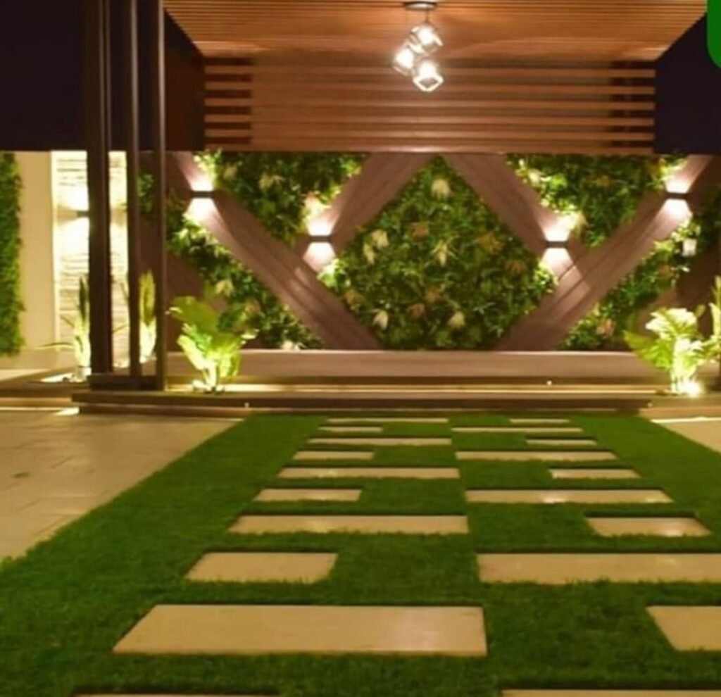 تنسيق حديفة في جدة شكل جذاب وحديث