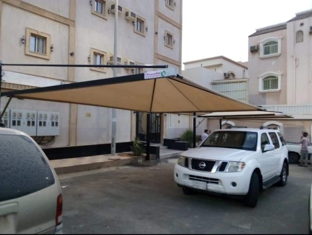 مظلة سياره قماشية انيقة