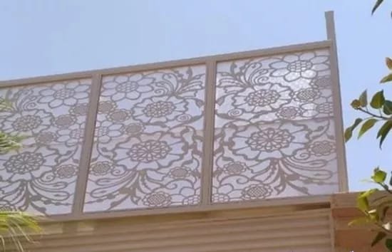 سواتر قص ليزر منقش في جدة