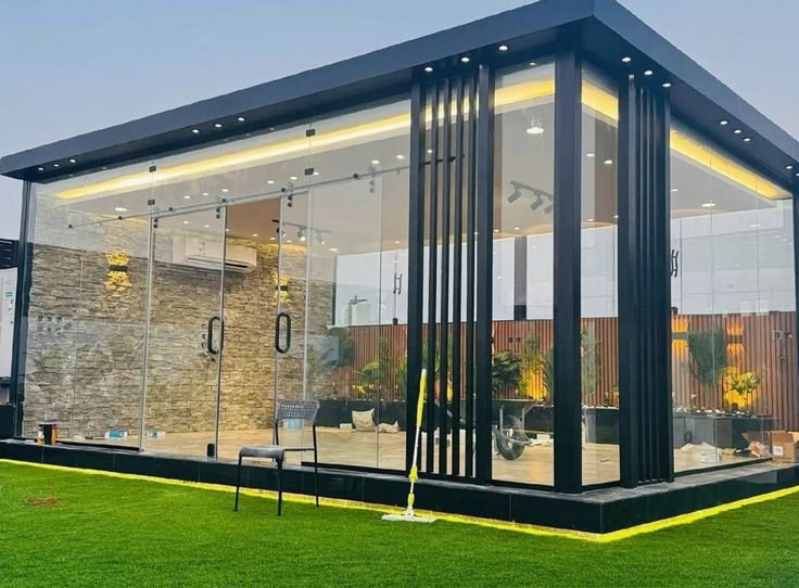 تركيب برجولة زجاجية